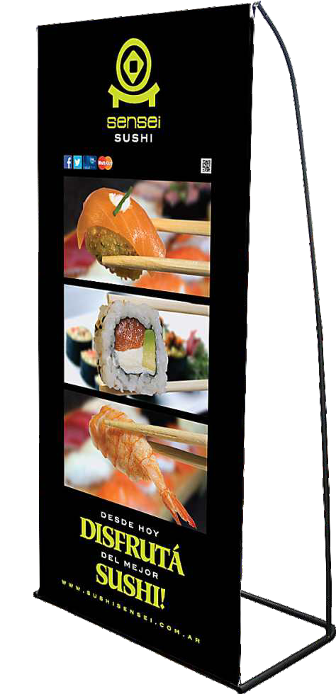 Banner roll-up y redes